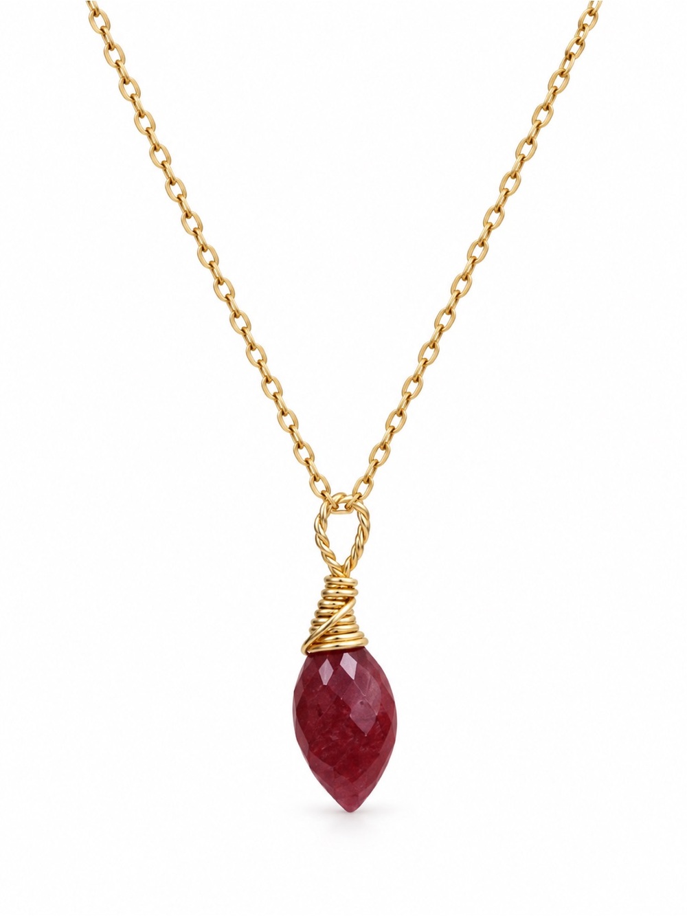 AWN64 Strawberry Quartz Necklace
